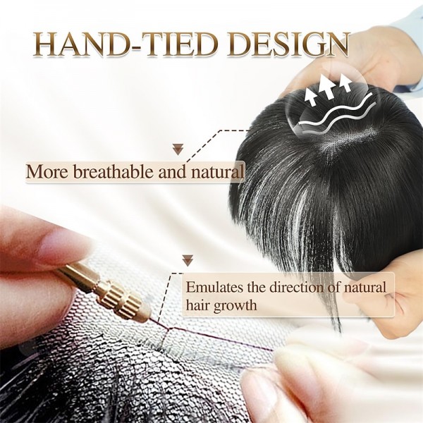 Hair Toppers for Women Adding Hair Volume Topper with Bangs 12 Inch Synthetic Invisible Clips in Hair Pieces with Thinning Hair Natural Looking Topper Hair Extension for Daily Use Hair Toppers for Women Adding Hair Volume Topper with Bangs 12 Inch Synthetic Invisible Clips in Hair Pieces with Thinning Hair Natural Looking Topper Hair Extension for Daily Use