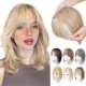 Hair Toppers for Women Adding Hair Volume Topper with Bangs 12 Inch Synthetic Invisible Clips in Hair Pieces with Thinning Hair Natural Looking Topper Hair Extension for Daily Use Hair Toppers for Women Adding Hair Volume Topper with Bangs 12 Inch Synthetic Invisible Clips in Hair Pieces with Thinning Hair Natural Looking Topper Hair Extension for Daily Use