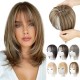 Hair Toppers for Women Adding Hair Volume Topper with Bangs 12 Inch Synthetic Invisible Clips in Hair Pieces with Thinning Hair Natural Looking Topper Hair Extension for Daily Use Hair Toppers for Women Adding Hair Volume Topper with Bangs 12 Inch Synthetic Invisible Clips in Hair Pieces with Thinning Hair Natural Looking Topper Hair Extension for Daily Use