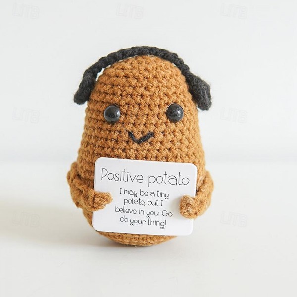 Pocket Hug Positive Potato Gifts for Boyfriend Funny Gift for Girlfriend Motivational Gifts Small Lucky Charm Best Friend Small Hug Pocket Hug Potato Lucky Charm