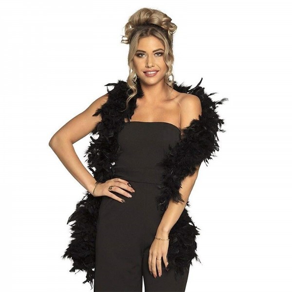 Boland Deluxe Feather Boa 70inch Turkey Feather Scarf Clothing Accessories
