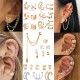 Europe and the United States cross-border new pearl ear clip men&#039;s and women&#039;s earrings non-piercing false cartilage earrings earrings jewelry