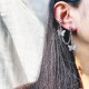 Europe and the United States cross-border new pearl ear clip men&#039;s and women&#039;s earrings non-piercing false cartilage earrings earrings jewelry