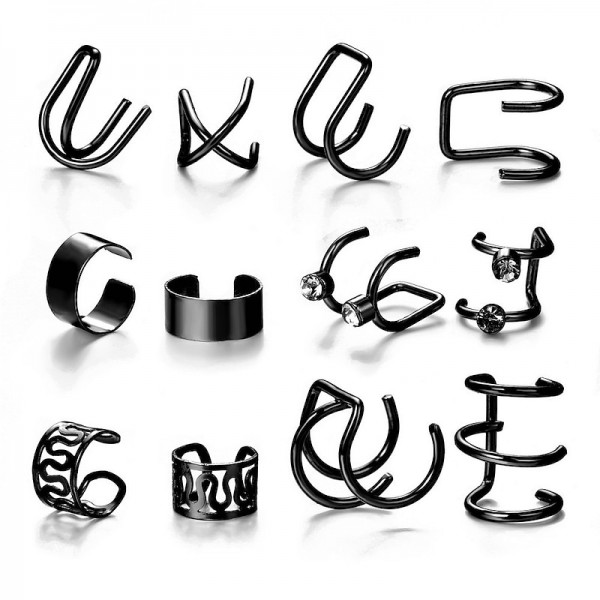 Europe and the United States cross-border new pearl ear clip men&#039;s and women&#039;s earrings non-piercing false cartilage earrings earrings jewelry