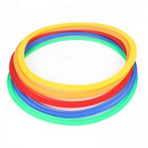 10PCS 28CM Jumping House Circle Children&#039;s Sensory Training Jumping Circle Outdoor Sports Game Household Physical Fitness Grid Toy