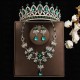 Bride Headwear Baroque Crown Grand Wedding Three Piece Set Wedding Dress Accessories Princess Birthday Crown Hair Accessories Bride Headwear Baroque Crown Grand Wedding Three Piece Set Wedding Dress Accessories Princess Birthday Crown Hair Accessories