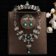 Bride Headwear Baroque Crown Grand Wedding Three Piece Set Wedding Dress Accessories Princess Birthday Crown Hair Accessories Bride Headwear Baroque Crown Grand Wedding Three Piece Set Wedding Dress Accessories Princess Birthday Crown Hair Accessories