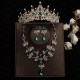 Bride Headwear Baroque Crown Grand Wedding Three Piece Set Wedding Dress Accessories Princess Birthday Crown Hair Accessories Bride Headwear Baroque Crown Grand Wedding Three Piece Set Wedding Dress Accessories Princess Birthday Crown Hair Accessories