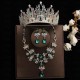 Bride Headwear Baroque Crown Grand Wedding Three Piece Set Wedding Dress Accessories Princess Birthday Crown Hair Accessories Bride Headwear Baroque Crown Grand Wedding Three Piece Set Wedding Dress Accessories Princess Birthday Crown Hair Accessories