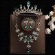 Bride Headwear Baroque Crown Grand Wedding Three Piece Set Wedding Dress Accessories Princess Birthday Crown Hair Accessories Bride Headwear Baroque Crown Grand Wedding Three Piece Set Wedding Dress Accessories Princess Birthday Crown Hair Accessories