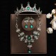 Bride Headwear Baroque Crown Grand Wedding Three Piece Set Wedding Dress Accessories Princess Birthday Crown Hair Accessories Bride Headwear Baroque Crown Grand Wedding Three Piece Set Wedding Dress Accessories Princess Birthday Crown Hair Accessories