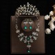 Bride Headwear Baroque Crown Grand Wedding Three Piece Set Wedding Dress Accessories Princess Birthday Crown Hair Accessories Bride Headwear Baroque Crown Grand Wedding Three Piece Set Wedding Dress Accessories Princess Birthday Crown Hair Accessories