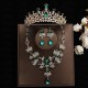 Bride Headwear Baroque Crown Grand Wedding Three Piece Set Wedding Dress Accessories Princess Birthday Crown Hair Accessories Bride Headwear Baroque Crown Grand Wedding Three Piece Set Wedding Dress Accessories Princess Birthday Crown Hair Accessories