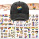 LGBT Baseball Hat with Tattoo Sticker Temporary Tattoo Pride Rainbow Denim Hats Pride Baseball Hat Adjustable LGBT Hat for Men Women LGBT Baseball Hat with Tattoo Sticker Temporary Tattoo Pride Rainbow Denim Hats Pride Baseball Hat Adjustable LGBT Hat for Men Women