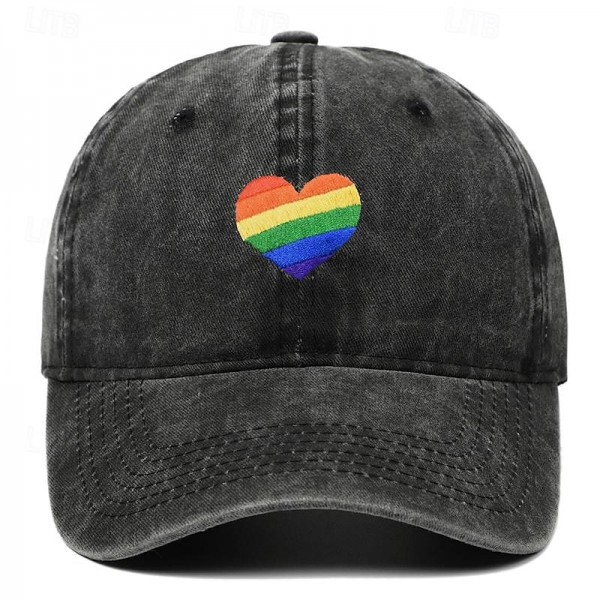 LGBT Baseball Hat with Tattoo Sticker Temporary Tattoo Pride Rainbow Denim Hats Pride Baseball Hat Adjustable LGBT Hat for Men Women LGBT Baseball Hat with Tattoo Sticker Temporary Tattoo Pride Rainbow Denim Hats Pride Baseball Hat Adjustable LGBT Hat for Men Women