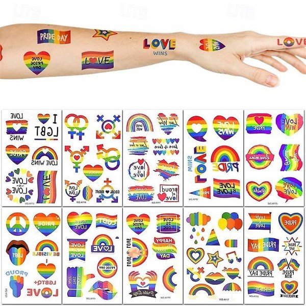 LGBT Baseball Hat with Tattoo Sticker Temporary Tattoo Pride Rainbow Denim Hats Pride Baseball Hat Adjustable LGBT Hat for Men Women LGBT Baseball Hat with Tattoo Sticker Temporary Tattoo Pride Rainbow Denim Hats Pride Baseball Hat Adjustable LGBT Hat for Men Women