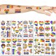 LGBT Baseball Hat with Tattoo Sticker Temporary Tattoo Pride Rainbow Denim Hats Pride Baseball Hat Adjustable LGBT Hat for Men Women LGBT Baseball Hat with Tattoo Sticker Temporary Tattoo Pride Rainbow Denim Hats Pride Baseball Hat Adjustable LGBT Hat for Men Women