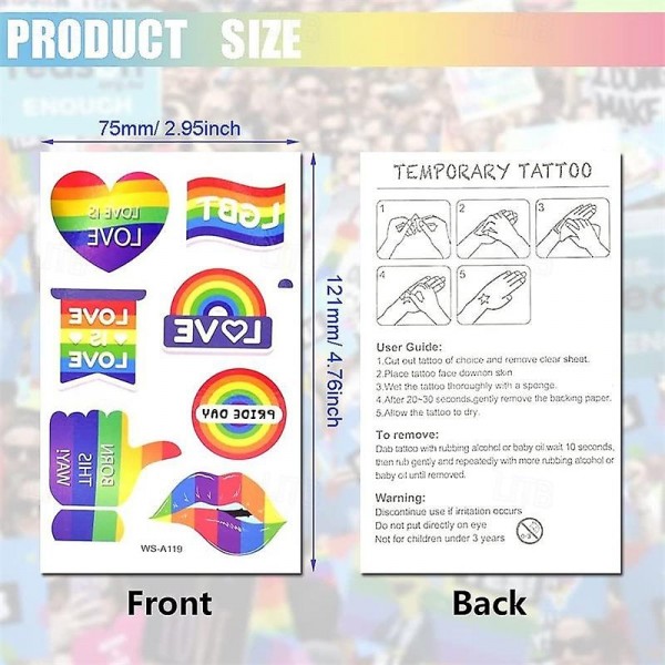 LGBT Baseball Hat with Tattoo Sticker Temporary Tattoo Pride Rainbow Denim Hats Pride Baseball Hat Adjustable LGBT Hat for Men Women LGBT Baseball Hat with Tattoo Sticker Temporary Tattoo Pride Rainbow Denim Hats Pride Baseball Hat Adjustable LGBT Hat for Men Women