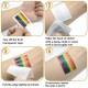 LGBT Baseball Hat with Tattoo Sticker Temporary Tattoo Pride Rainbow Denim Hats Pride Baseball Hat Adjustable LGBT Hat for Men Women LGBT Baseball Hat with Tattoo Sticker Temporary Tattoo Pride Rainbow Denim Hats Pride Baseball Hat Adjustable LGBT Hat for Men Women