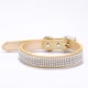 Dog Collar Adjustable / Retractable Rhinestone PU Leather Purple Red Blue Pink Black for Girl Dog Dog Collar Adjustable / Retractable Rhinestone PU Leather Purple Red Blue Pink Black for Girl Dog