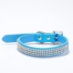 Dog Collar Adjustable / Retractable Rhinestone PU Leather Purple Red Blue Pink Black for Girl Dog Dog Collar Adjustable / Retractable Rhinestone PU Leather Purple Red Blue Pink Black for Girl Dog