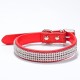 Dog Collar Adjustable / Retractable Rhinestone PU Leather Purple Red Blue Pink Black for Girl Dog Dog Collar Adjustable / Retractable Rhinestone PU Leather Purple Red Blue Pink Black for Girl Dog