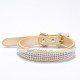 Dog Collar Adjustable / Retractable Rhinestone PU Leather Purple Red Blue Pink Black for Girl Dog Dog Collar Adjustable / Retractable Rhinestone PU Leather Purple Red Blue Pink Black for Girl Dog