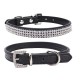 Dog Collar Adjustable / Retractable Rhinestone PU Leather Purple Red Blue Pink Black for Girl Dog Dog Collar Adjustable / Retractable Rhinestone PU Leather Purple Red Blue Pink Black for Girl Dog