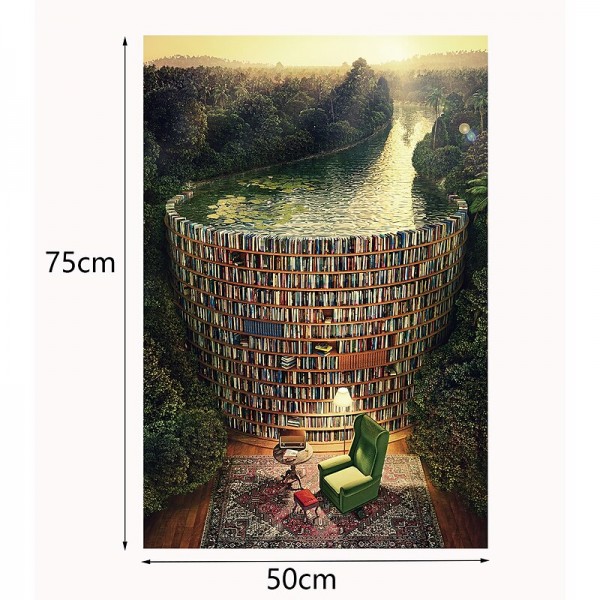 1000 Piece Jigsaw Puzzle for Adults,1000 pcs Novelty Bookshelf Dam Jigsaw Puzzle Adult Puzzle Jumbo Adults' Toy Gift 1000 Piece Jigsaw Puzzle for Adults,1000 pcs Novelty Bookshelf Dam Jigsaw Puzzle Adult Puzzle Jumbo Adults' Toy Gift
