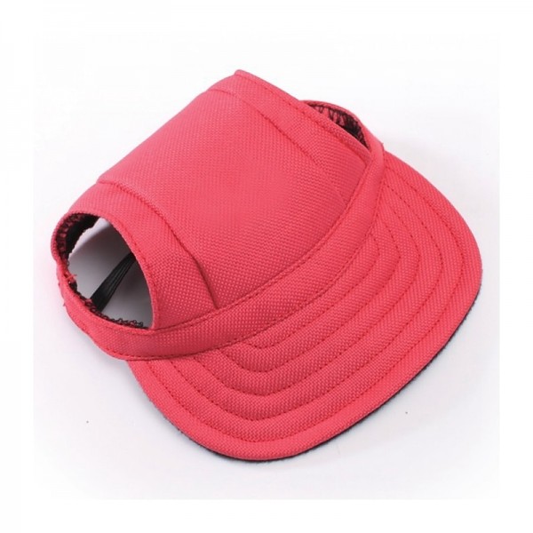 Dog Hat-Pet Baseball Cap/Dogs Sport Hat/Visor Cap with Ear Holes and Chin Strap for Small Dogs by Happy Hours (S ,M,L,XL ) Dog Hat-Pet Baseball Cap/Dogs Sport Hat/Visor Cap with Ear Holes and Chin Strap for Small Dogs by Happy Hours (S ,M,L,XL )
