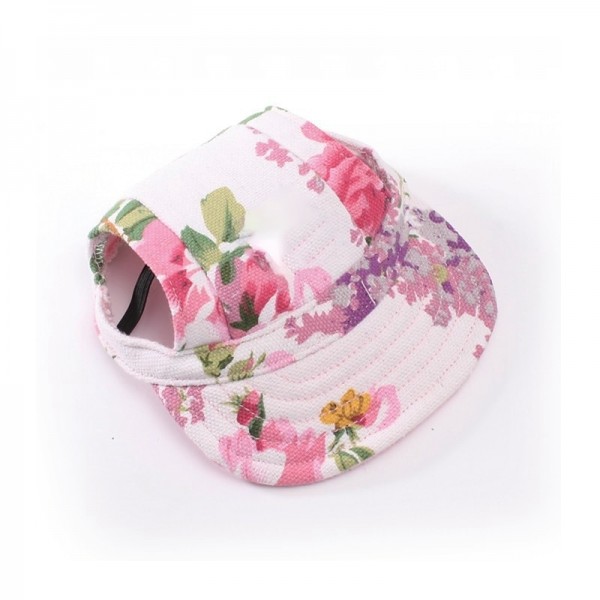 Dog Hat-Pet Baseball Cap/Dogs Sport Hat/Visor Cap with Ear Holes and Chin Strap for Small Dogs by Happy Hours (S ,M,L,XL ) Dog Hat-Pet Baseball Cap/Dogs Sport Hat/Visor Cap with Ear Holes and Chin Strap for Small Dogs by Happy Hours (S ,M,L,XL )
