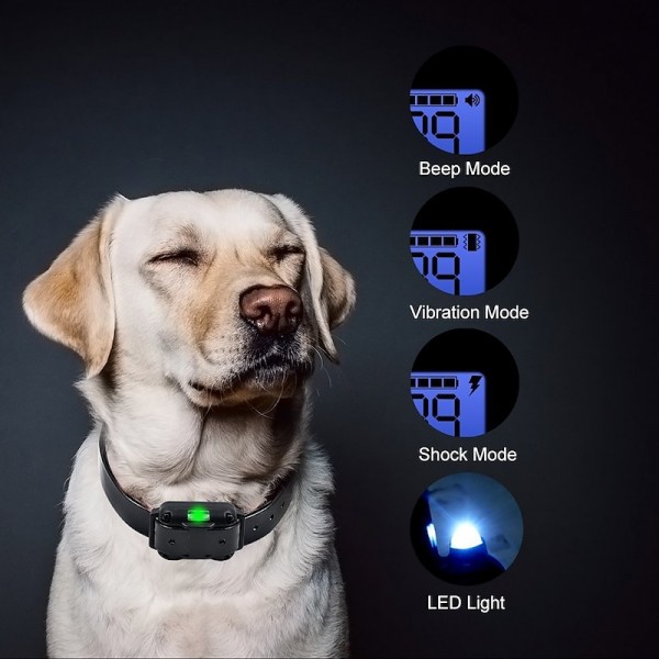 Dog Collar Anti Bark Electric Remote Control Shock / Vibration Remote Controlled Sound Vibration 2 in 1 Classic Black Dog Collar Anti Bark Electric Remote Control Shock / Vibration Remote Controlled Sound Vibration 2 in 1 Classic Black