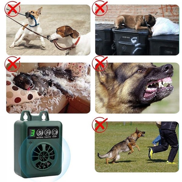 Pet Dog Ultrasonic Bark Control Device Upgraded Rechargeable Digital Bark Control Outdoor Anti Barking Dog Bark Control Sonic Bark Deterrents Silencer Stop Barking Pet Dog Ultrasonic Bark Control Device Upgraded Rechargeable Digital Bark Control Outdoor Anti Barking Dog Bark Control Sonic Bark Deterrents Silencer Stop Barking