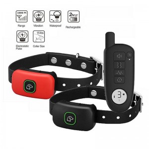 Dog Training With 2 Collar  Pet Dog Shock With Remote 1000ft Range Electric Collars for Pet Waterproof Dog Training Collar for Small Medium Large Dogs