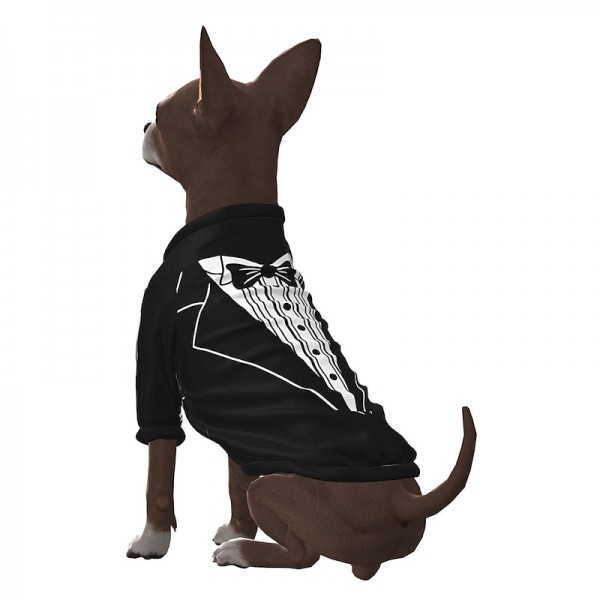 Dog Shirt / T-Shirt Tuxedo Graphic Optical Illusion 3D Print Classic Gentle Wedding Party Dog Clothes Puppy Clothes Dog Outfits Breathable Black Yellow Blue Costume for Girl and Boy Dog Polyster S M Dog Shirt / T-Shirt Tuxedo Graphic Optical Illusion 3D Print Classic Gentle Wedding Party Dog Clothes Puppy Clothes Dog Outfits Breathable Black Yellow Blue Costume for Girl and Boy Dog Polyster S M