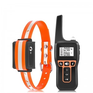 1000m Electric Dog Training Collar Light Waterproof Rechargeable Pet Anti Bark Control Collar For Dogs Electric Shocker