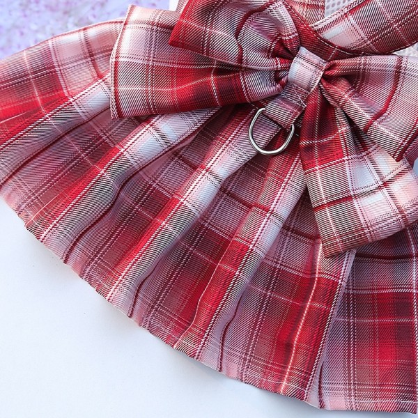 Dog Harness Dress with Leash Set, Princess Dog Dress for Small Dog Girl, Puppy Dresses with D Ring, Pet Clothes Doggie Outfits Cat Apparel Dog Harness Dress with Leash Set, Princess Dog Dress for Small Dog Girl, Puppy Dresses with D Ring, Pet Clothes Doggie Outfits Cat Apparel