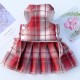 Dog Harness Dress with Leash Set, Princess Dog Dress for Small Dog Girl, Puppy Dresses with D Ring, Pet Clothes Doggie Outfits Cat Apparel Dog Harness Dress with Leash Set, Princess Dog Dress for Small Dog Girl, Puppy Dresses with D Ring, Pet Clothes Doggie Outfits Cat Apparel
