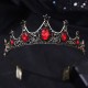 Jeweled Baroque Queen Crown - Rhinestone Platinum Jubilee Crowns and Tiaras for Women, Costume Party Hair Accessories Jeweled Baroque Queen Crown - Rhinestone Platinum Jubilee Crowns and Tiaras for Women, Costume Party Hair Accessories