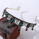 Jeweled Baroque Queen Crown - Rhinestone Platinum Jubilee Crowns and Tiaras for Women, Costume Party Hair Accessories Jeweled Baroque Queen Crown - Rhinestone Platinum Jubilee Crowns and Tiaras for Women, Costume Party Hair Accessories
