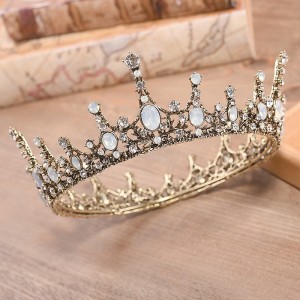 King&#039;s and Queen&#039;s Royal Crowns - King Queen Festival Costume Prom Accessories Party Celebration, Bailey
