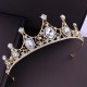 Full Round Queen Crown for Women, Crystal Tiara Cake Topper,Baroque Crown Costume Hair Accessories for Birthday Pageant Prom Baby Shower Full Round Queen Crown for Women, Crystal Tiara Cake Topper,Baroque Crown Costume Hair Accessories for Birthday Pageant Prom Baby Shower