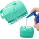 Bathroom Dog Bath Brush Massage Gloves Soft Safety Silicone Comb with Shampoo Box Pet Accessories for Cats Shower Grooming Tool Bathroom Dog Bath Brush Massage Gloves Soft Safety Silicone Comb with Shampoo Box Pet Accessories for Cats Shower Grooming Tool