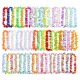 50pcs Hawaiian Leis Necklace Tropical Luau Hawaii Silk Flower Lei Theme Party Favors Wreaths Headbands Holiday Wedding Beach Birthday Decorations 50pcs Hawaiian Leis Necklace Tropical Luau Hawaii Silk Flower Lei Theme Party Favors Wreaths Headbands Holiday Wedding Beach Birthday Decorations