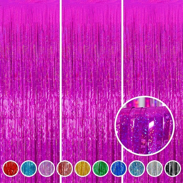 Foil Fringe Metallic Curtain Foil Fringe Curtains Party Decorations - Melsan 5 Pack 3.2 x 6.5 ft Tinsel Curtain Party Photo Backdrop for Birthday Party Baby Shower or Graduation Decorations Green Foil Fringe Metallic Curtain Foil Fringe Curtains Party Decorations - Melsan 5 Pack 3.2 x 6.5 ft Tinsel Curtain Party Photo Backdrop for Birthday Party Baby Shower or Graduation Decorations Green
