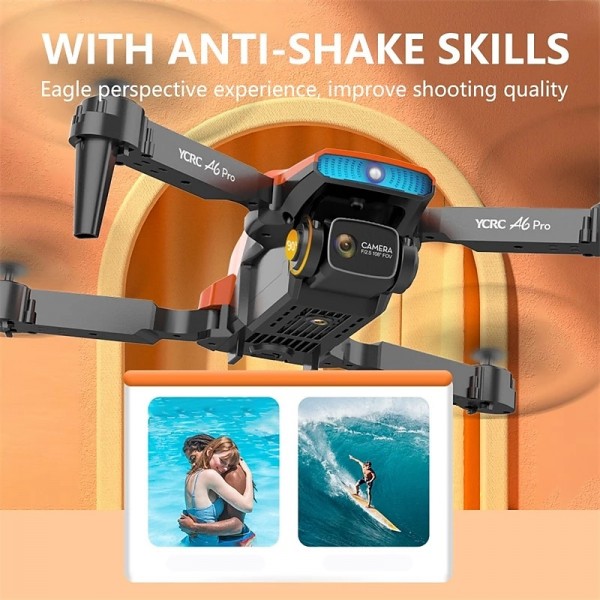A6 Pro Obstacle Avoidance A6 Drone - Quadcopter UAV , 4K Video, F2.5 108°FOV Adjustable Aperture, 20Min Flight, APP & Remote Control, Gift for Teens/Adults A6 Pro Obstacle Avoidance A6 Drone - Quadcopter UAV , 4K Video, F2.5 108°FOV Adjustable Aperture, 20Min Flight, APP & Remote Control, Gift for Teens/Adults