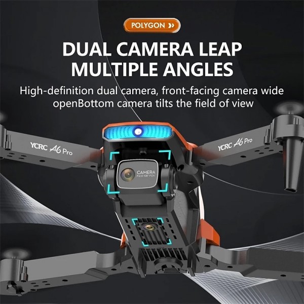 A6 Pro Obstacle Avoidance A6 Drone - Quadcopter UAV , 4K Video, F2.5 108°FOV Adjustable Aperture, 20Min Flight, APP & Remote Control, Gift for Teens/Adults A6 Pro Obstacle Avoidance A6 Drone - Quadcopter UAV , 4K Video, F2.5 108°FOV Adjustable Aperture, 20Min Flight, APP & Remote Control, Gift for Teens/Adults