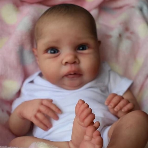 20inch Reborn Baby Doll Already Painted Reborn Baby Doll Miley Same As Picture Lifelike Soft Touch 3D Skin Painted Hair Visible Veins 20inch Reborn Baby Doll Already Painted Reborn Baby Doll Miley Same As Picture Lifelike Soft Touch 3D Skin Painted Hair Visible Veins