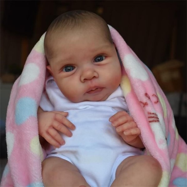 20inch Reborn Baby Doll Already Painted Reborn Baby Doll Miley Same As Picture Lifelike Soft Touch 3D Skin Painted Hair Visible Veins 20inch Reborn Baby Doll Already Painted Reborn Baby Doll Miley Same As Picture Lifelike Soft Touch 3D Skin Painted Hair Visible Veins