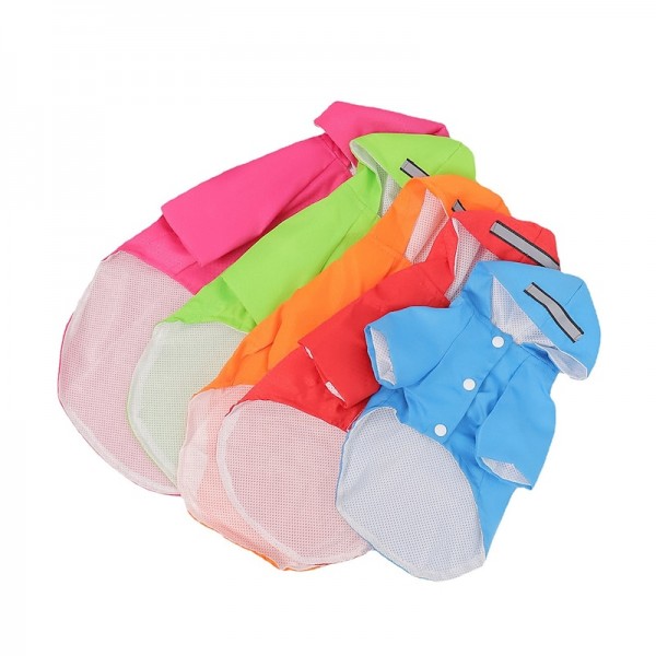 Dog Raincoat Night Anti-Fluorescent Puppy Raincoat Small Dog Teddy Law Fight Pet Raincoat Dog Raincoat Night Anti-Fluorescent Puppy Raincoat Small Dog Teddy Law Fight Pet Raincoat